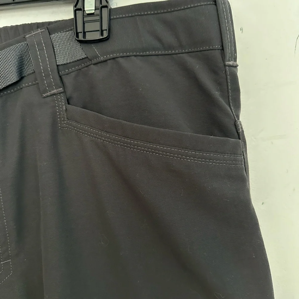 North Face Convertible Paramount Peak Zip-Off Cargo Asphalt Grey Pants Large